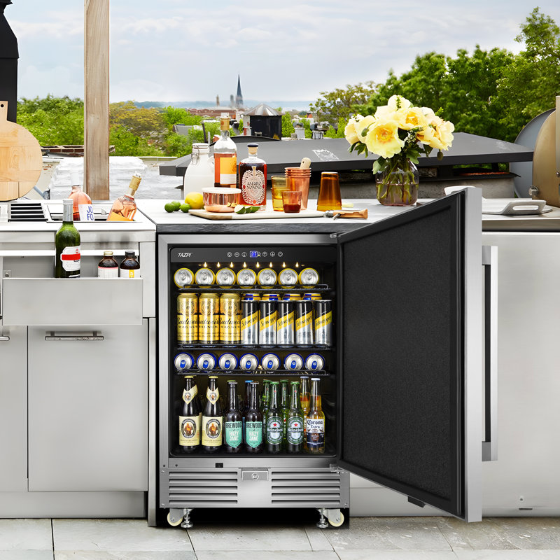 Outdoor wine fridge best sale